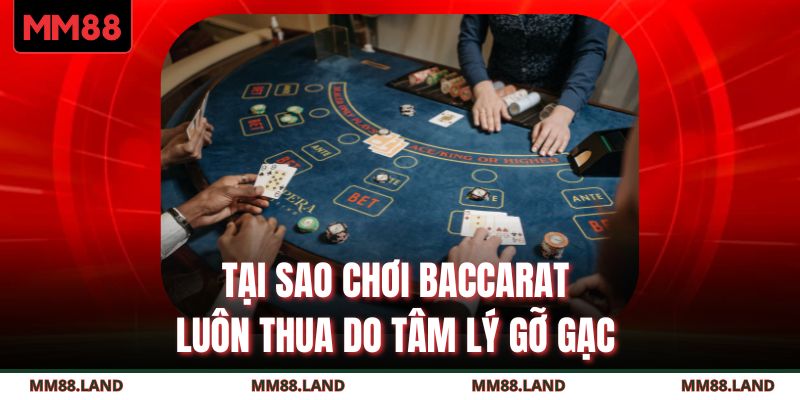 Tại sao chơi Baccarat luôn thua do tâm lý gỡ gạc 